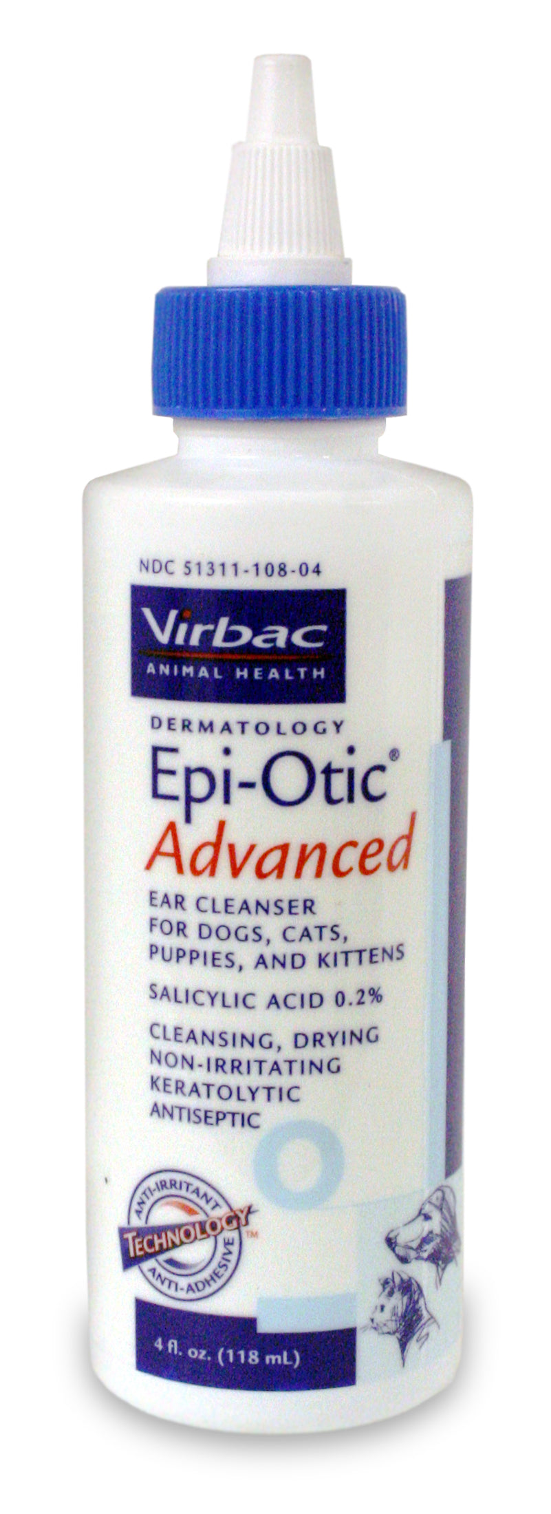 Virbac Epi-Otic Advanced Ear Cleanser, 4 oz