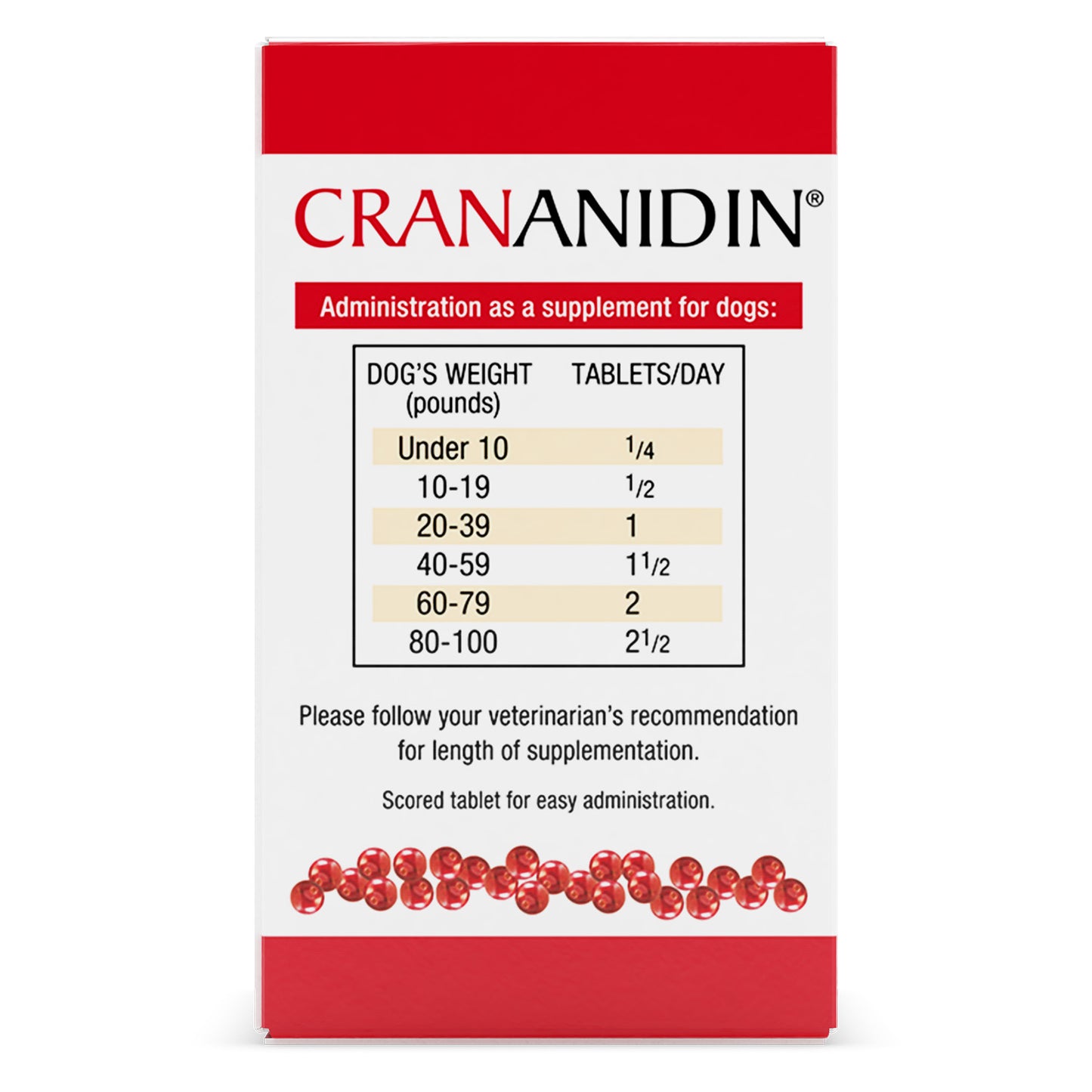 Crananidin UT Health for Dogs, 75 Chew Tabs