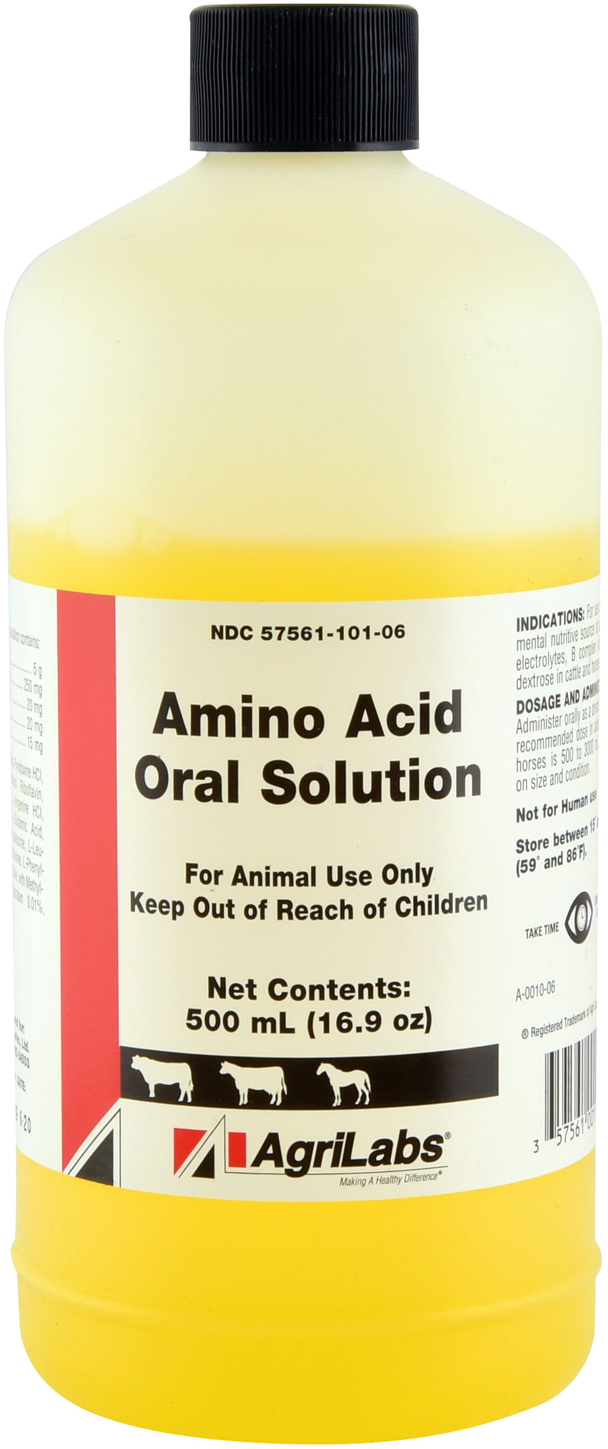 Amino Acid Oral Solution by AgriLabs, 500 mL