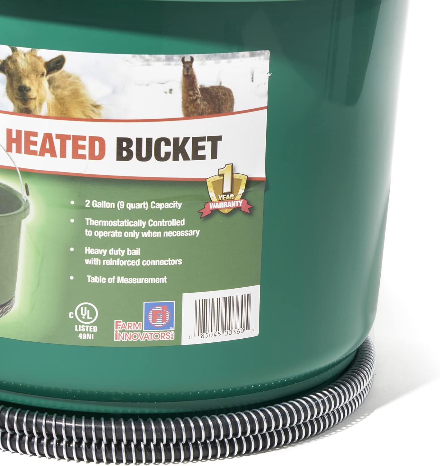 Heated 2-Gallon Pail