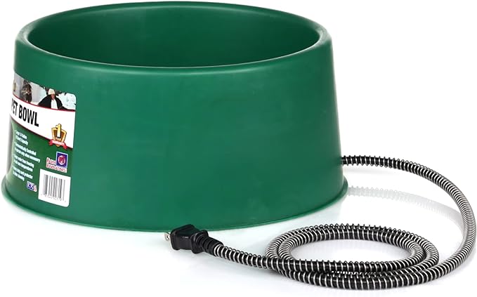 Farm Innovators Model P-60 60-Watt 1 ½ Gallon Heated Pet Bowl