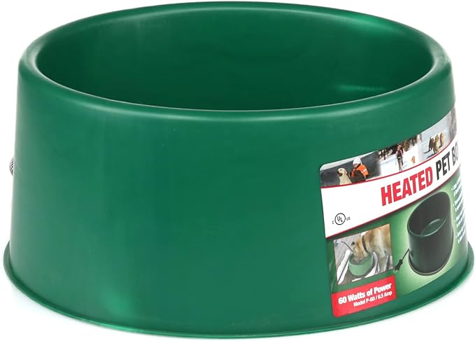 Farm Innovators Model P-60 60-Watt 1 ½ Gallon Heated Pet Bowl