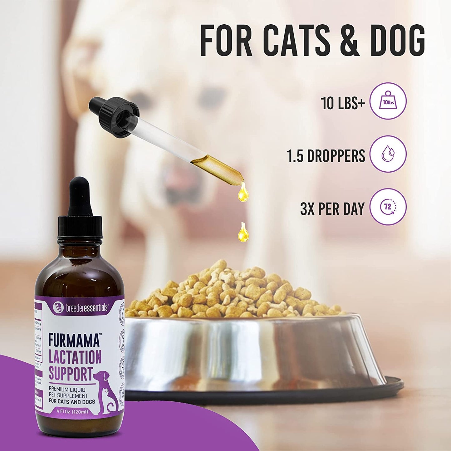 FurMama Lactation Support for Dogs & Cats, 4 oz