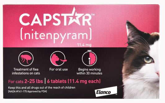 Capstar Flea Tablet for Cats, 6 count