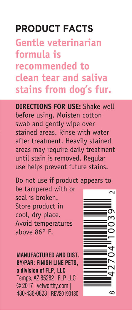 Vet Worthy Tear Stain Cleaner, 4 oz