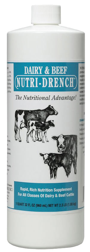 Bovidr Laboratories Dairy & Beef Nutri-Drench Solution Nutritional Advantage 32z