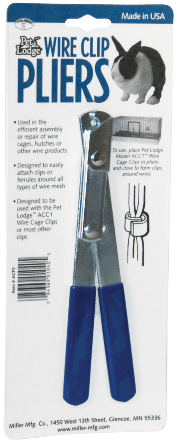 Pet Lodge Wire Clip Pliers Specialty Pliers Designed for Ferrule Type Wire Clips (Item No. ACP2)