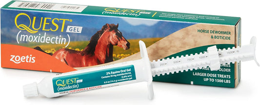 Quest Horse Wormer Gel Paste Equine Moxidectin (0.4oz.)