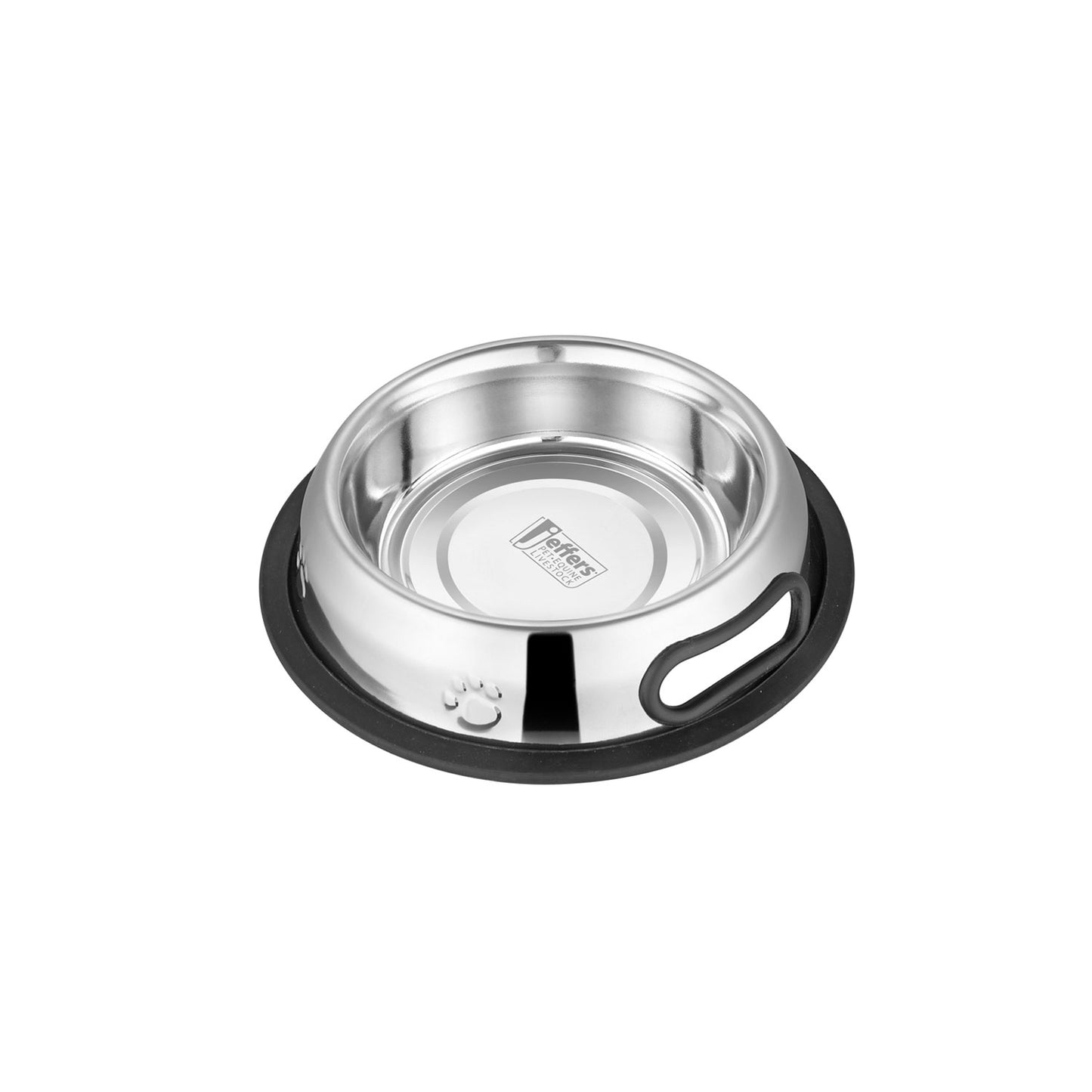 Jeffers Embossed Anti-Skid Stainless Steel Pet Bowls | 1.5 Pint