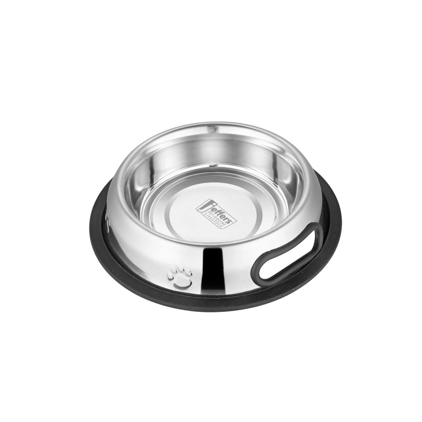 Jeffers Embossed Anti-Skid Stainless Steel Pet Bowls | 1 Quart