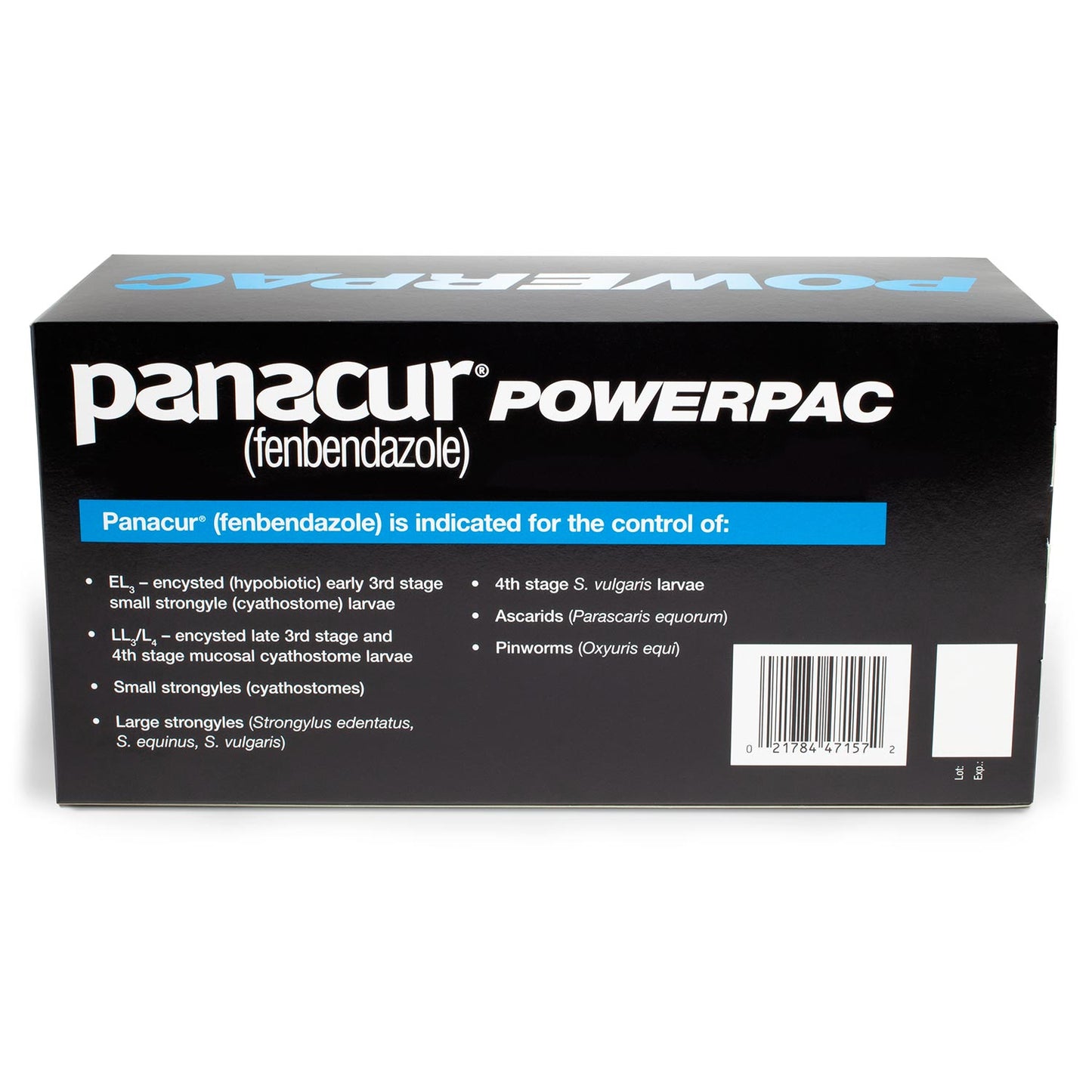 MERCK ANIML HEALTH/DURVET Panacur Powerpac Dewormr Fenbendazole 1 Pack 57 Gram Paste 10%