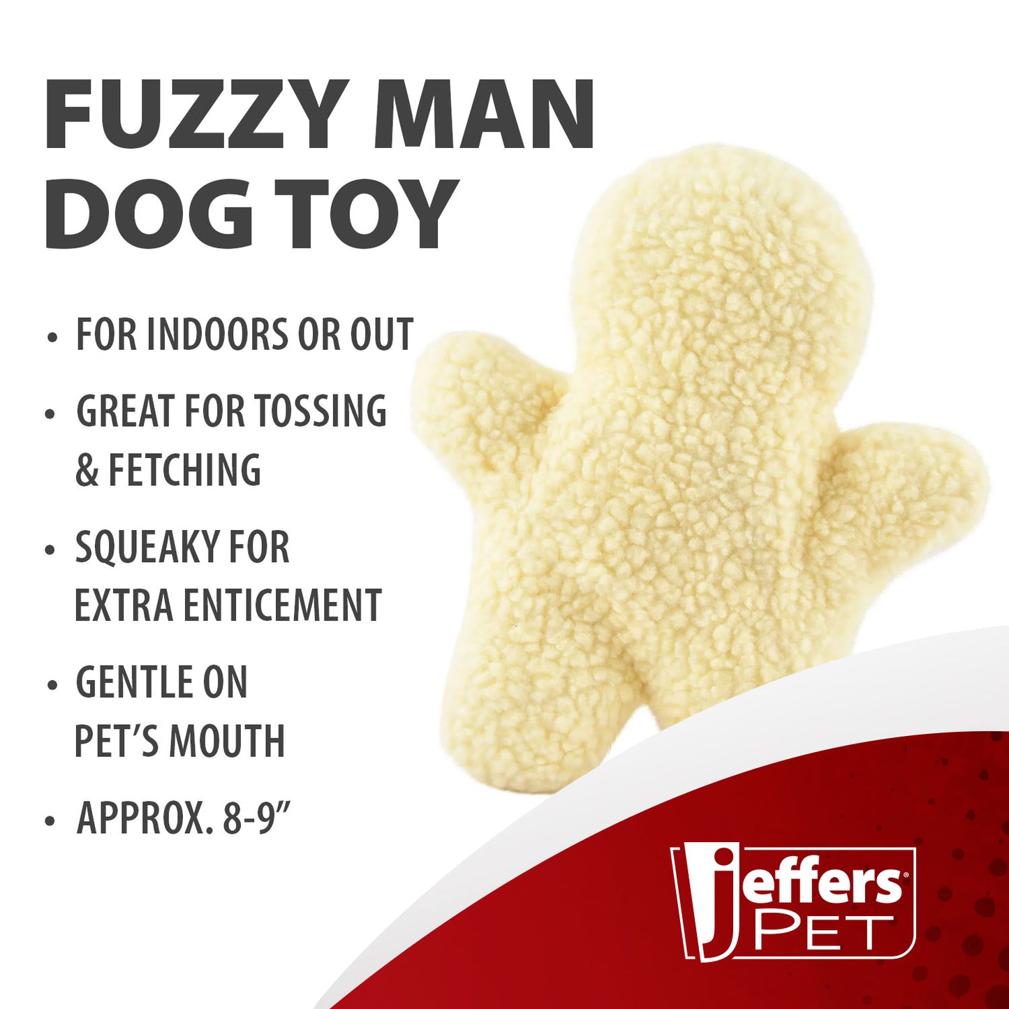 Jeffers Fuzzy Dog Toys