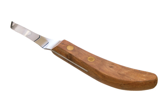 Hoof Knife right handed wood handle