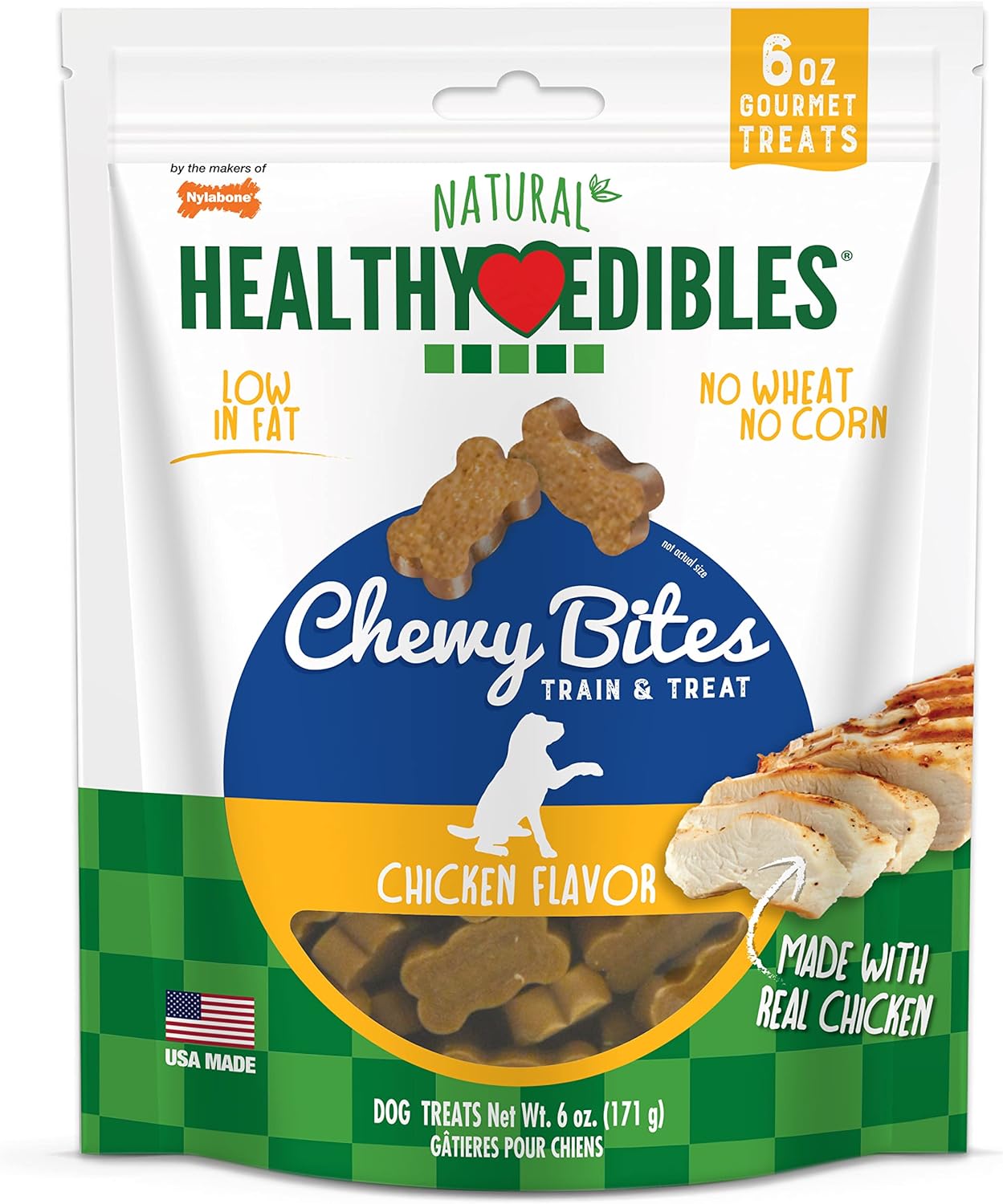 6 oz Healthy Edibles Natural Chewy Bites Train & Treat