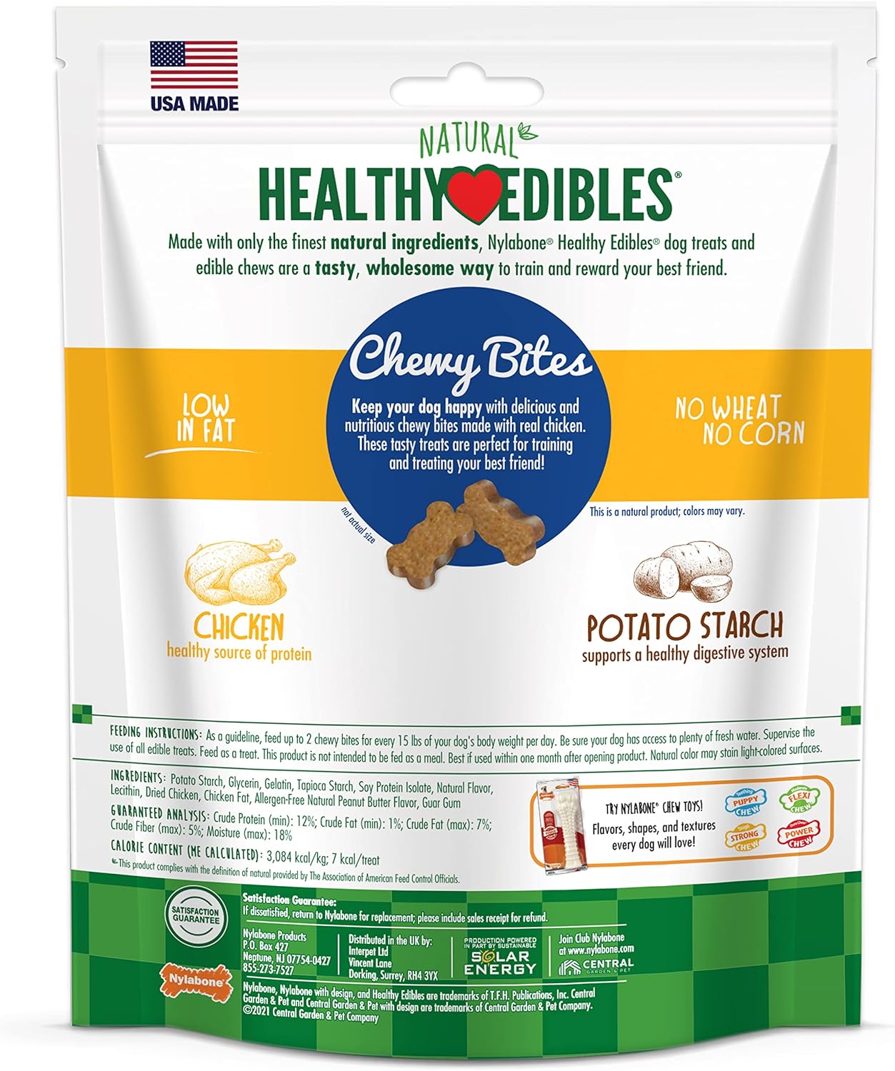 6 oz Healthy Edibles Natural Chewy Bites Train & Treat