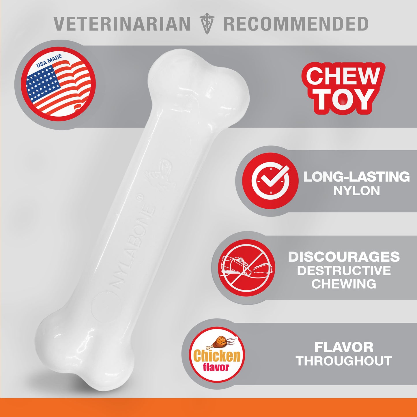 Nylabone Original Dura Chew, Regular