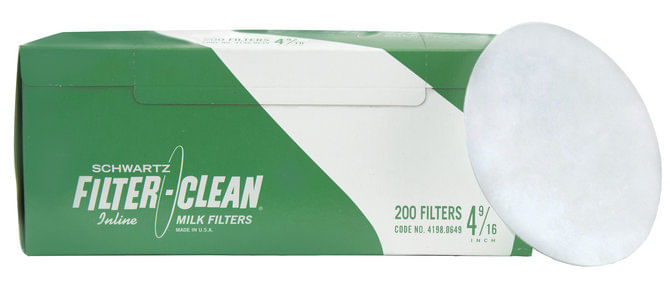 Schwartz Filter-Clean Disc | 4-9/16 inches| Green | Box of 200