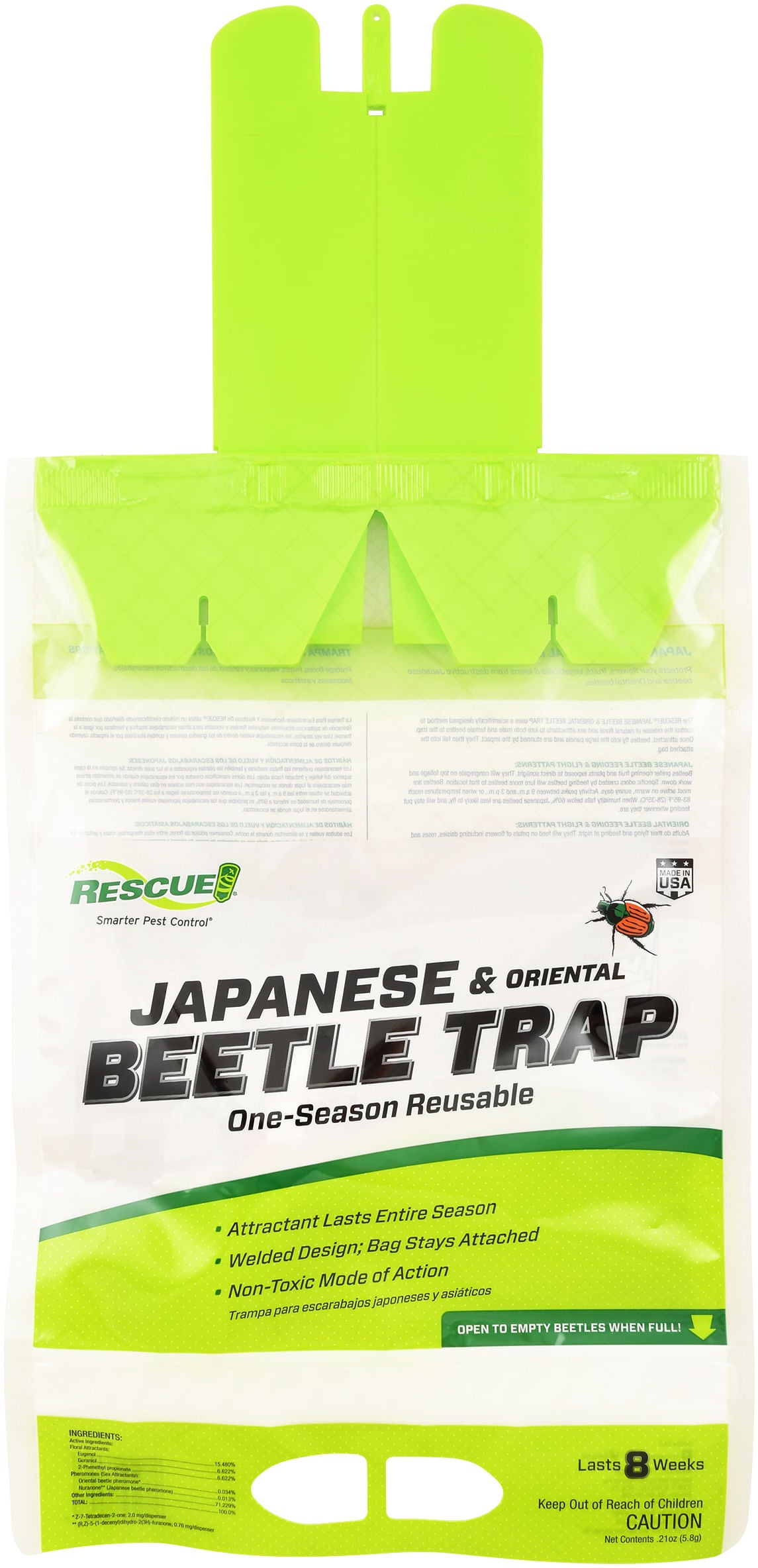 RESCUE! Japanese Beetle Trap – Reusable Bag