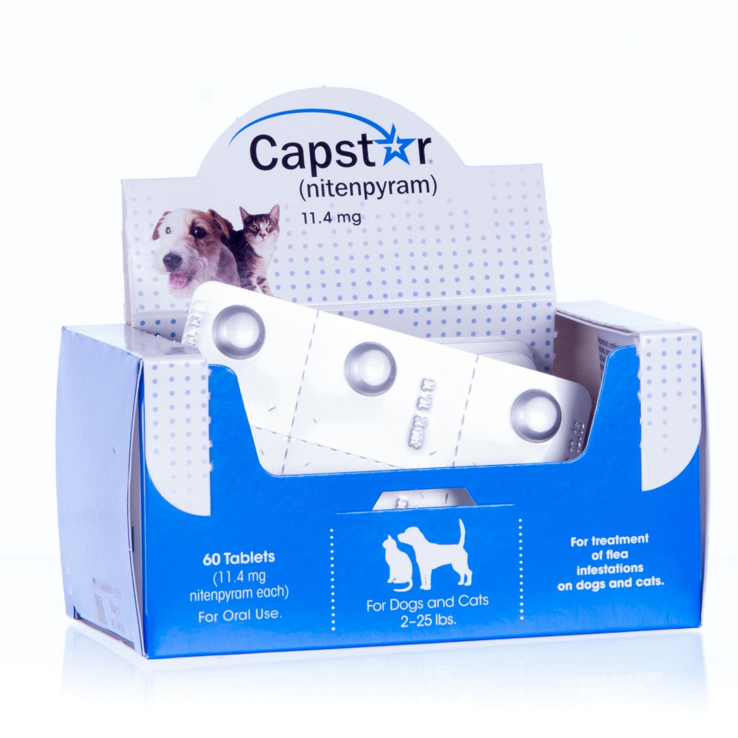 Capstar dog/cat 2-25lb (60ct) Blue