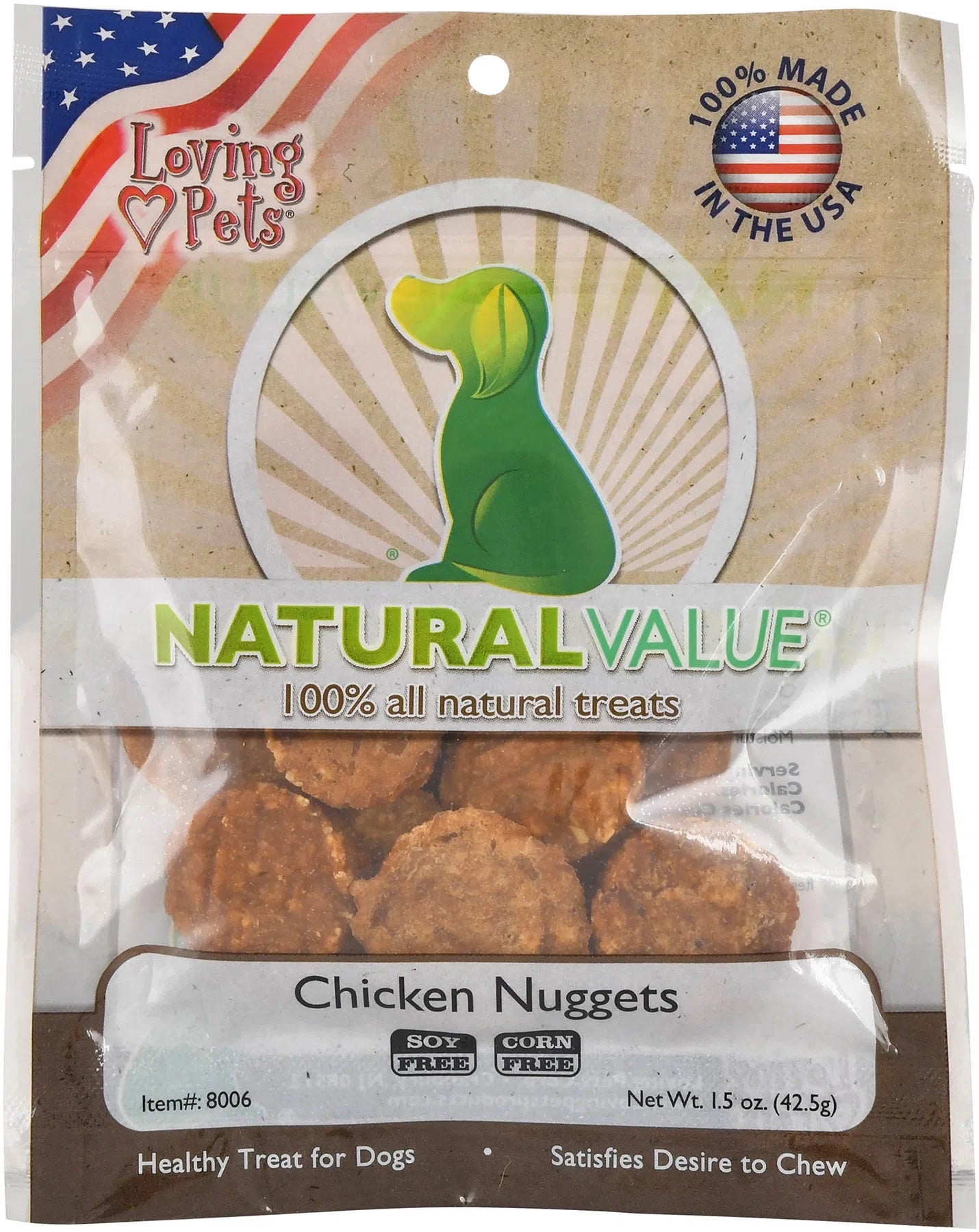 Loving Pets' NaturalValue USA Treats for Dogs